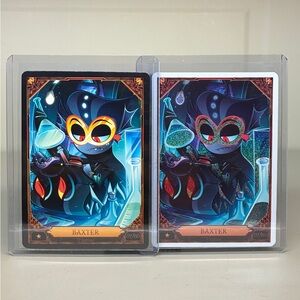 Hazbin Hotel Trading Card Season 2 1st Edition Baxter FOIL & Non 07/60 Bundle